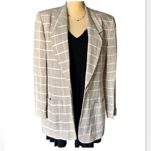 EVAN PICONE BLAZER COAT TAN US SIZE 8 VINTAGE